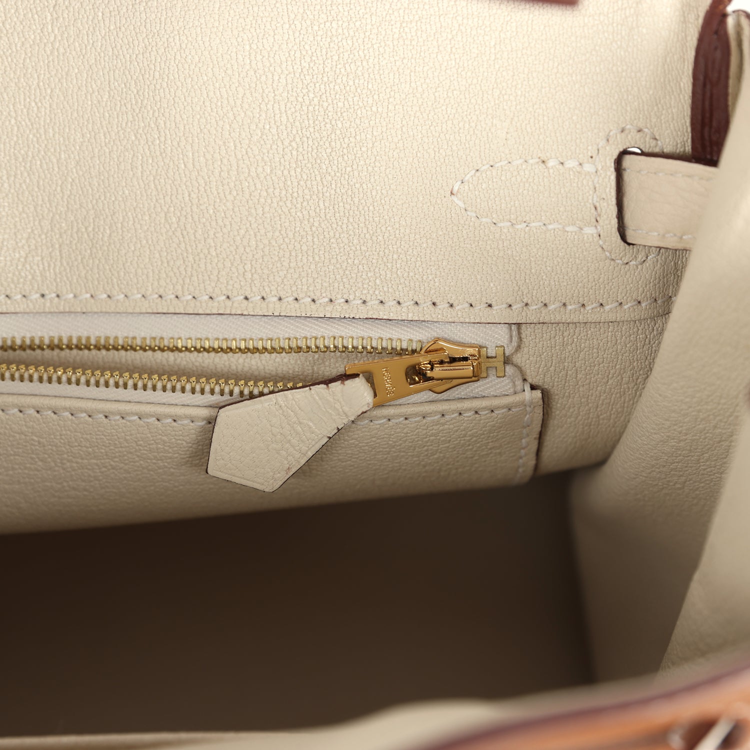 Birkin 25 Gold and Craie Togo Gold Hardware Bag