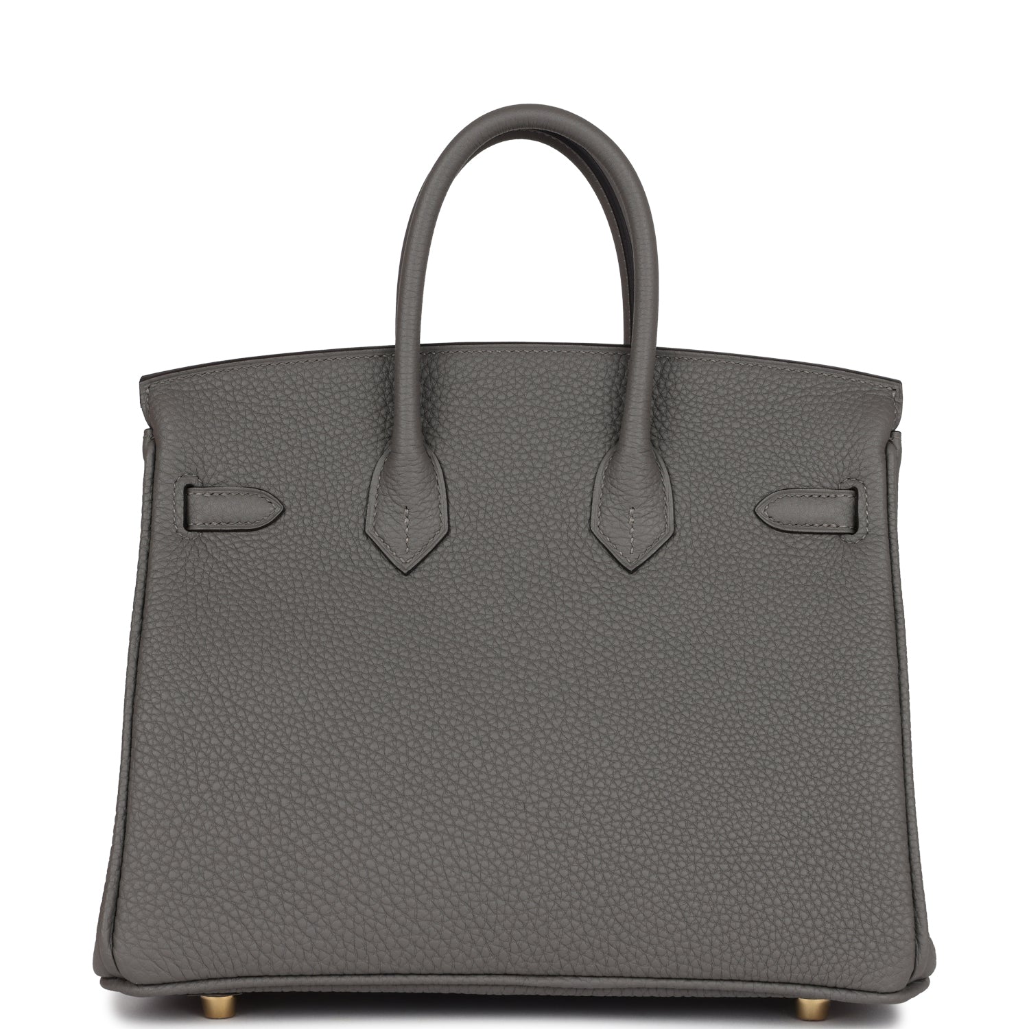 Birkin 25 Gris Meyer Togo Permabrass Hardware Bag