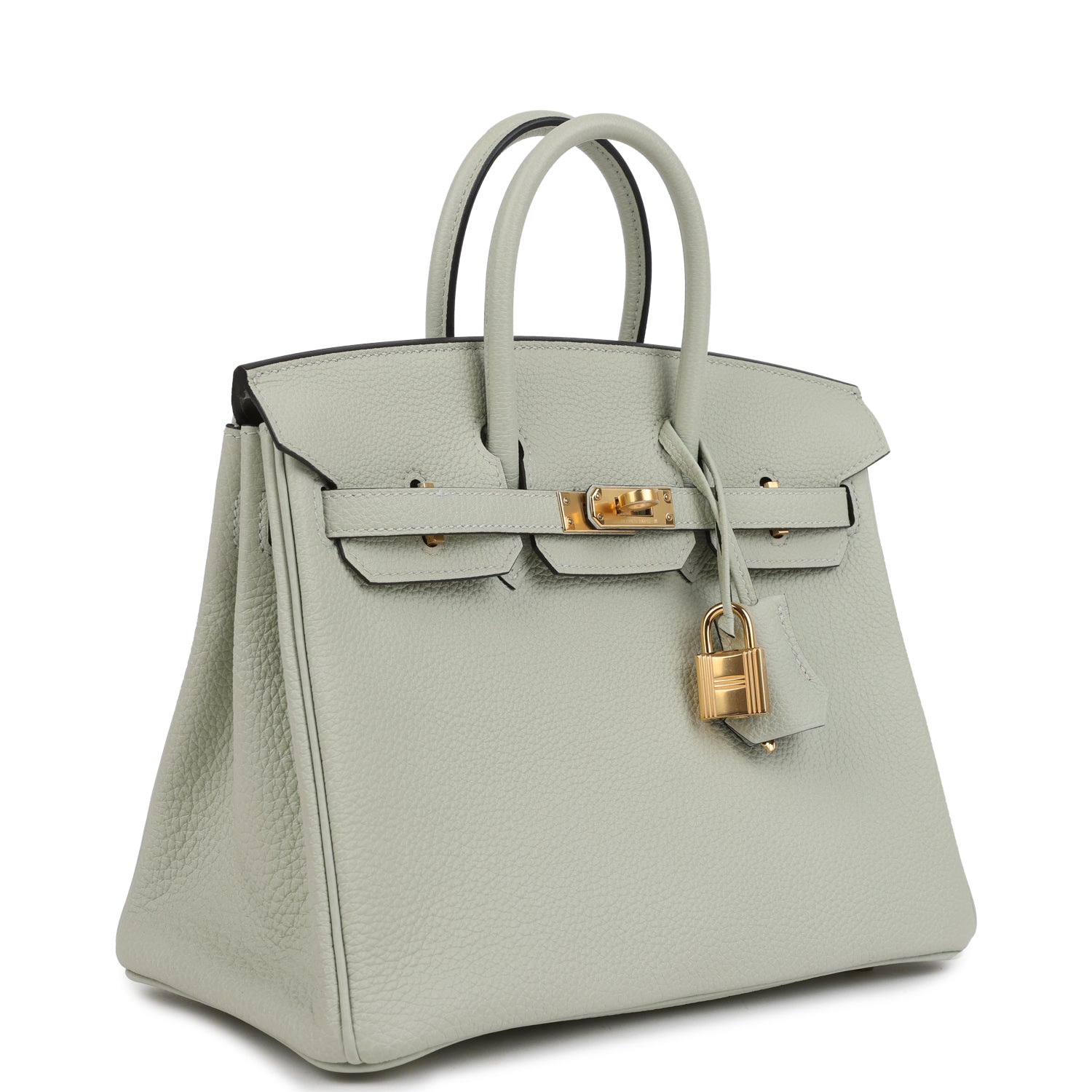 Birkin 25 Gris Neve Togo Gold Hardware Bag