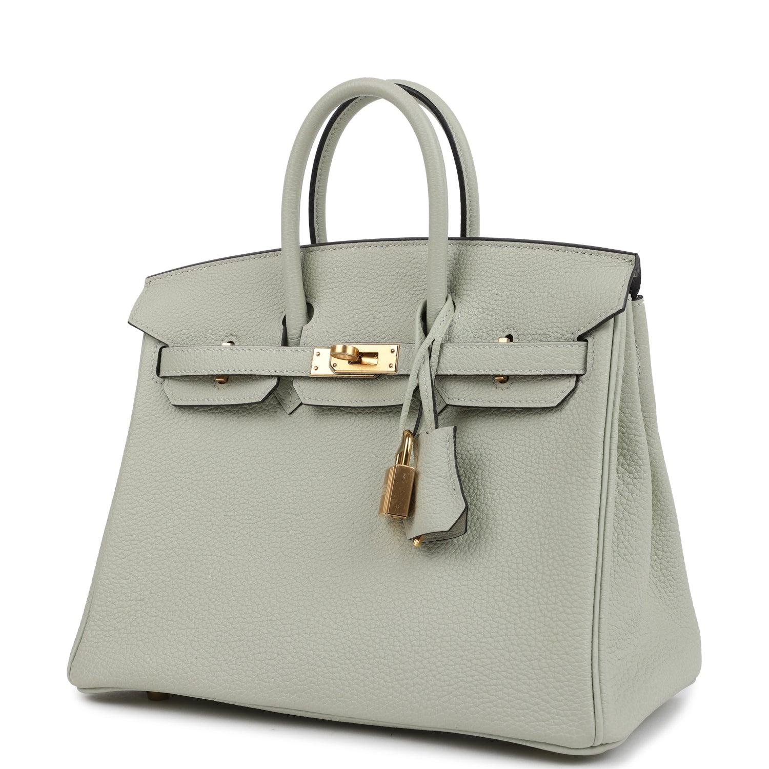 Birkin 25 Gris Neve Togo Gold Hardware Bag