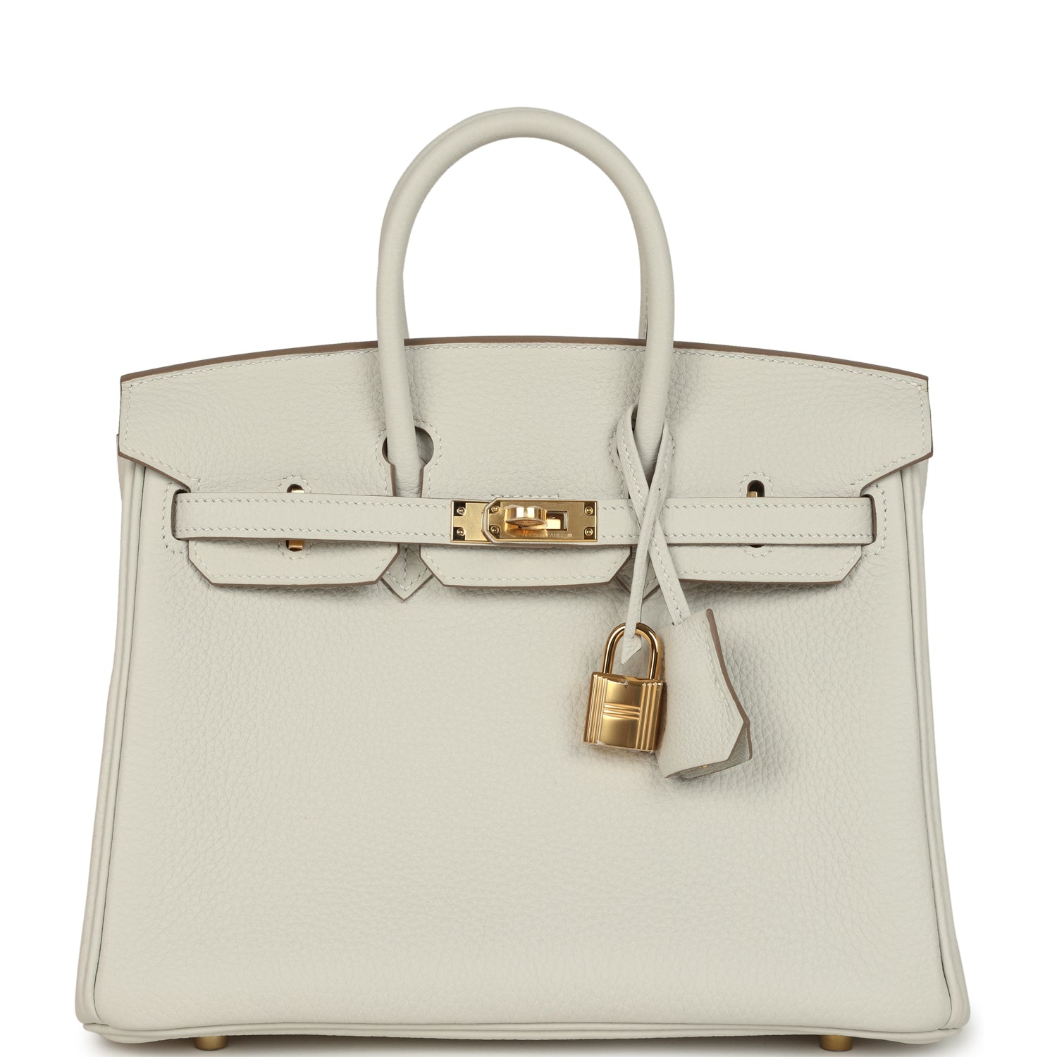 Birkin 25 Gris Pale Togo Gold Hardware Bag