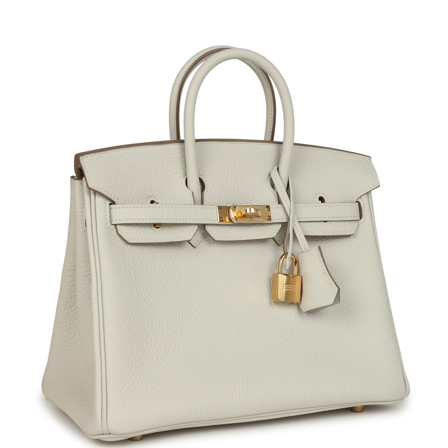 Birkin 25 Gris Pale Togo Gold Hardware Bag
