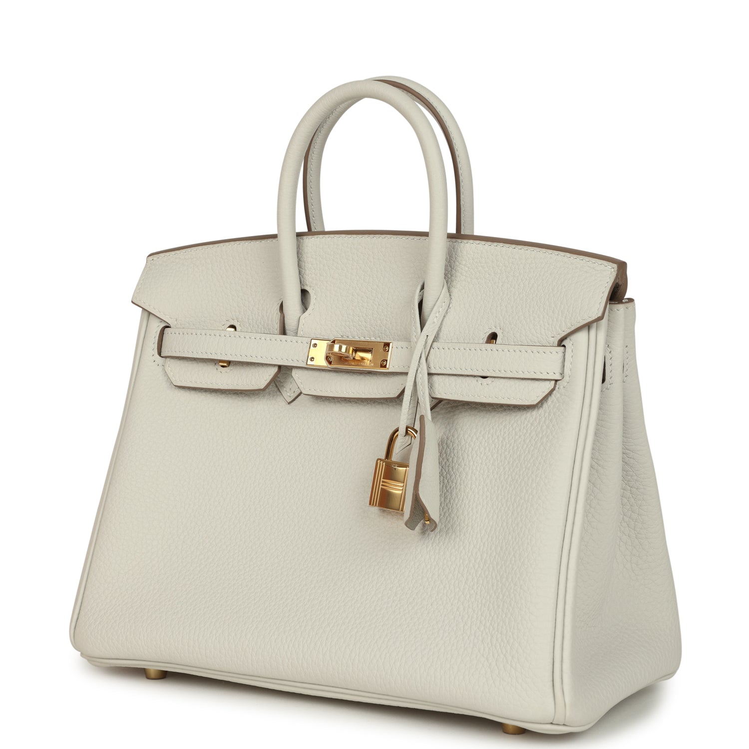 Birkin 25 Gris Pale Togo Gold Hardware Bag