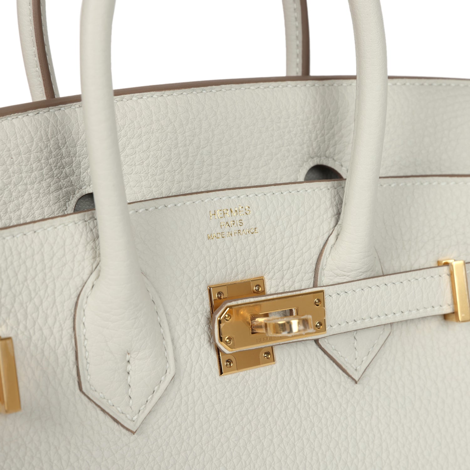 Birkin 25 Gris Pale Togo Gold Hardware Bag