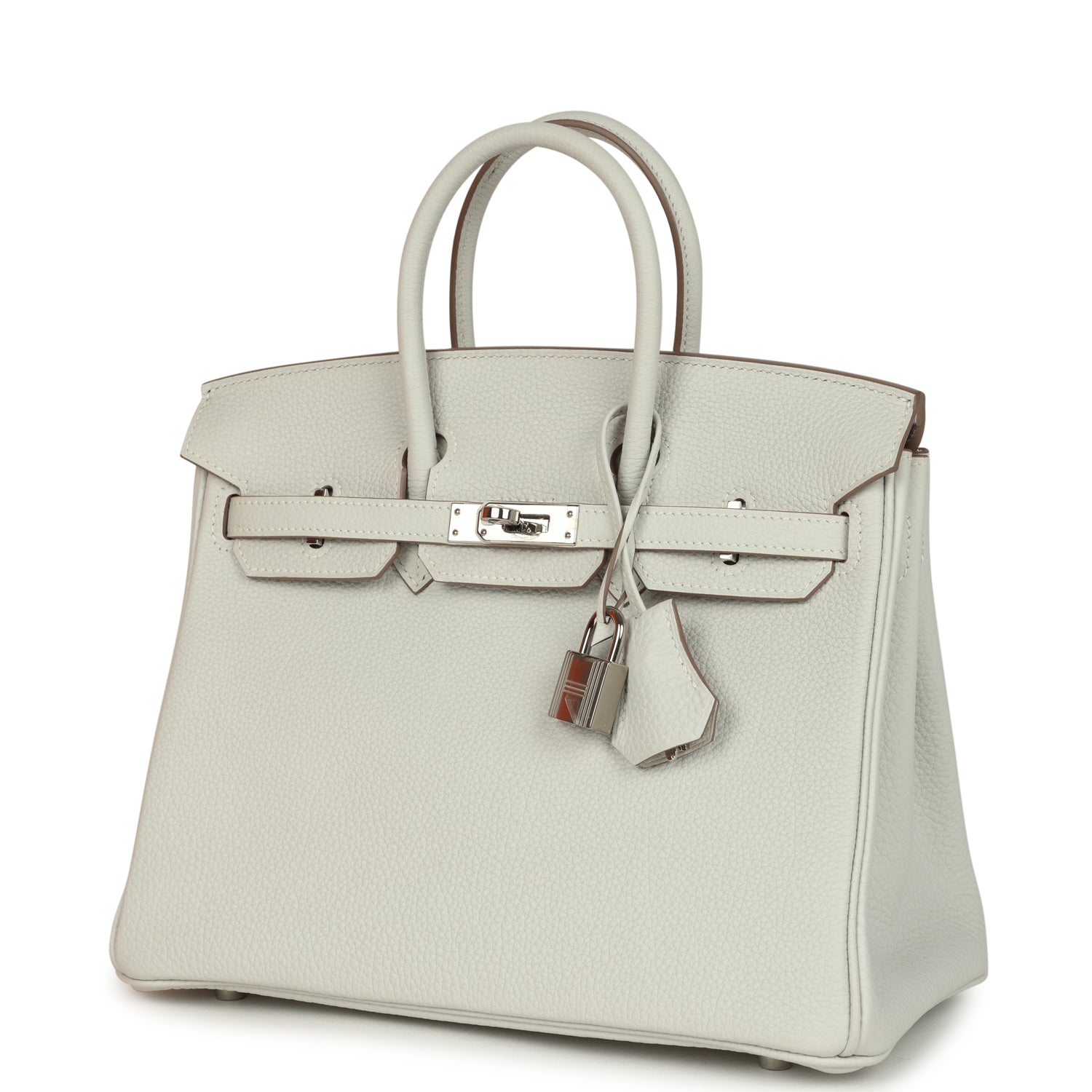 Birkin 25 Gris Pale Togo Palladium Hardware Bag