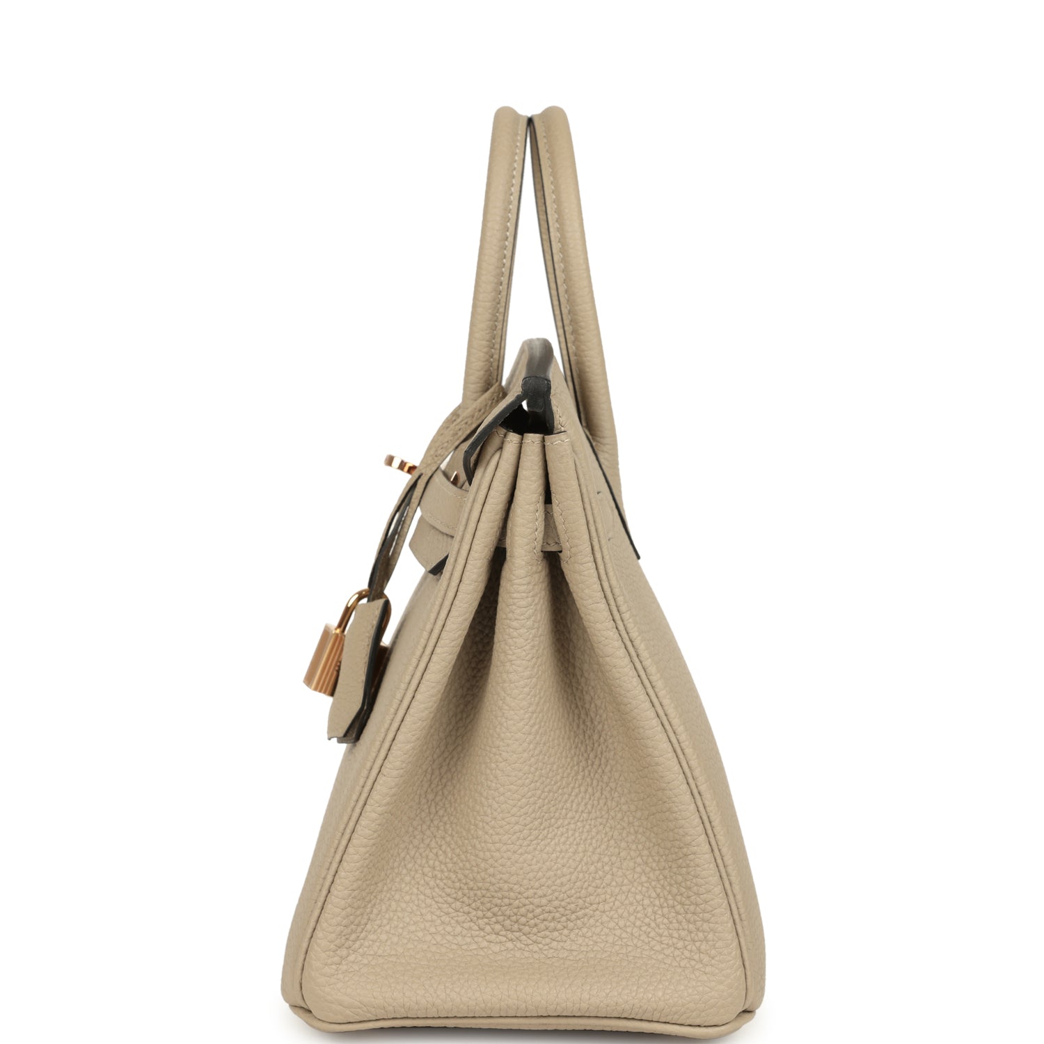 Birkin 25 Gris Tourterelle Togo Rose Gold Hardware Bag