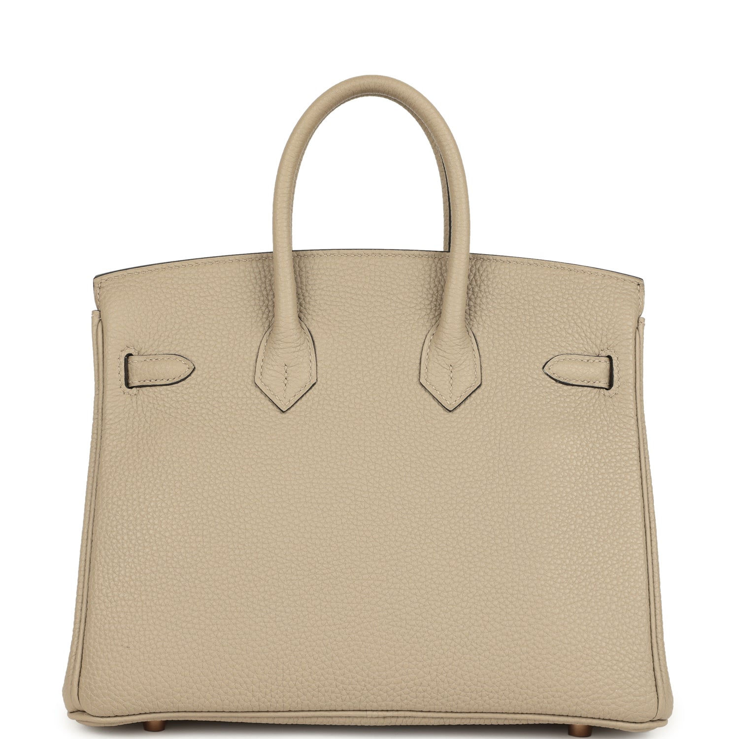 Birkin 25 Gris Tourterelle Togo Rose Gold Hardware Bag