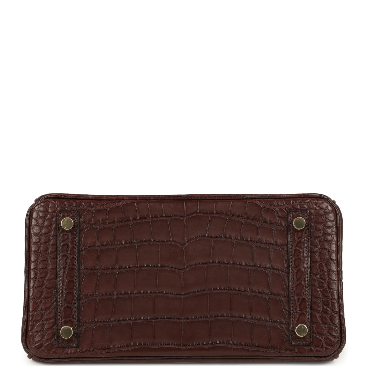 Birkin 25 Havane Matte Alligator Gold Hardware Bag