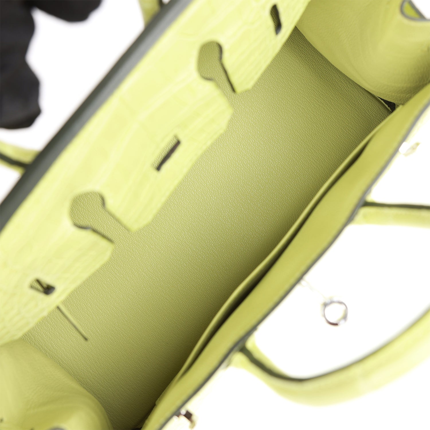 Birkin 25 Jaune Bourgeon Matte Alligator Palladium Hardware Bag
