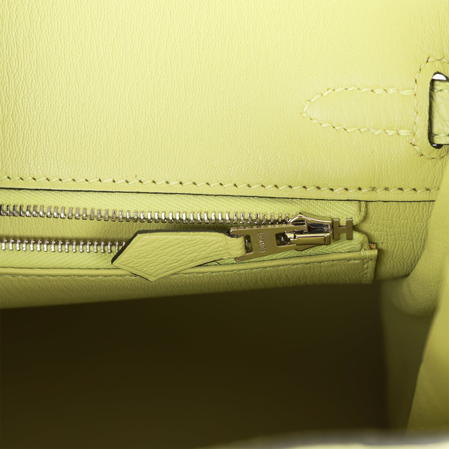 Birkin 25 Jaune Bourgeon Matte Alligator Palladium Hardware Bag