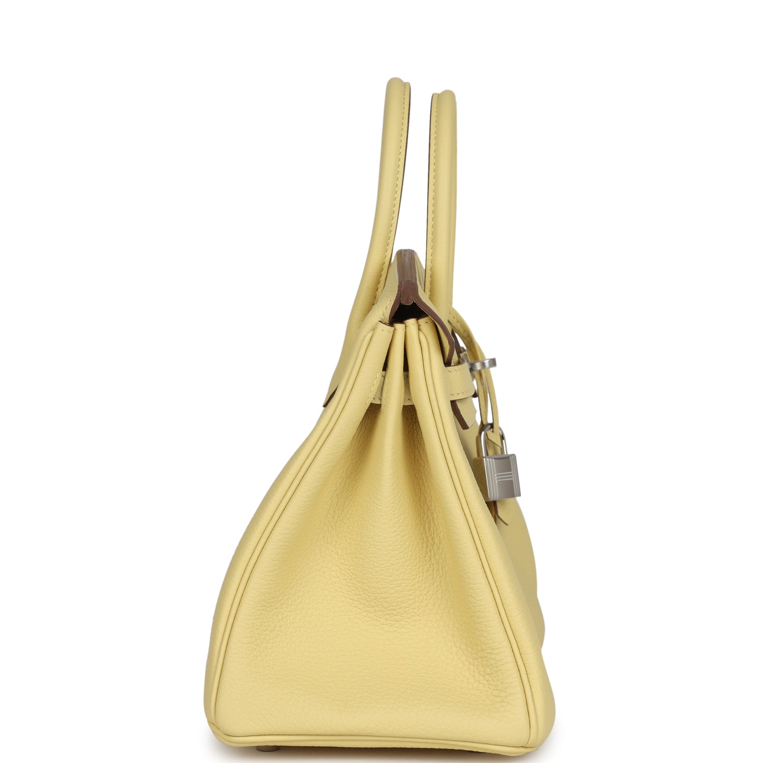 Birkin 25 Jaune Poussin Togo Palladium Hardware Bag