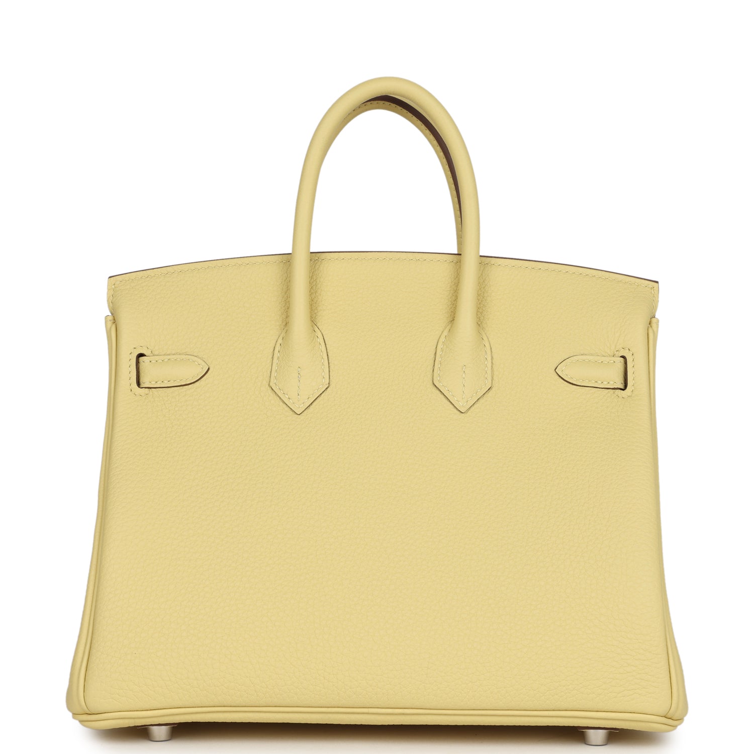 Birkin 25 Jaune Poussin Togo Palladium Hardware Bag