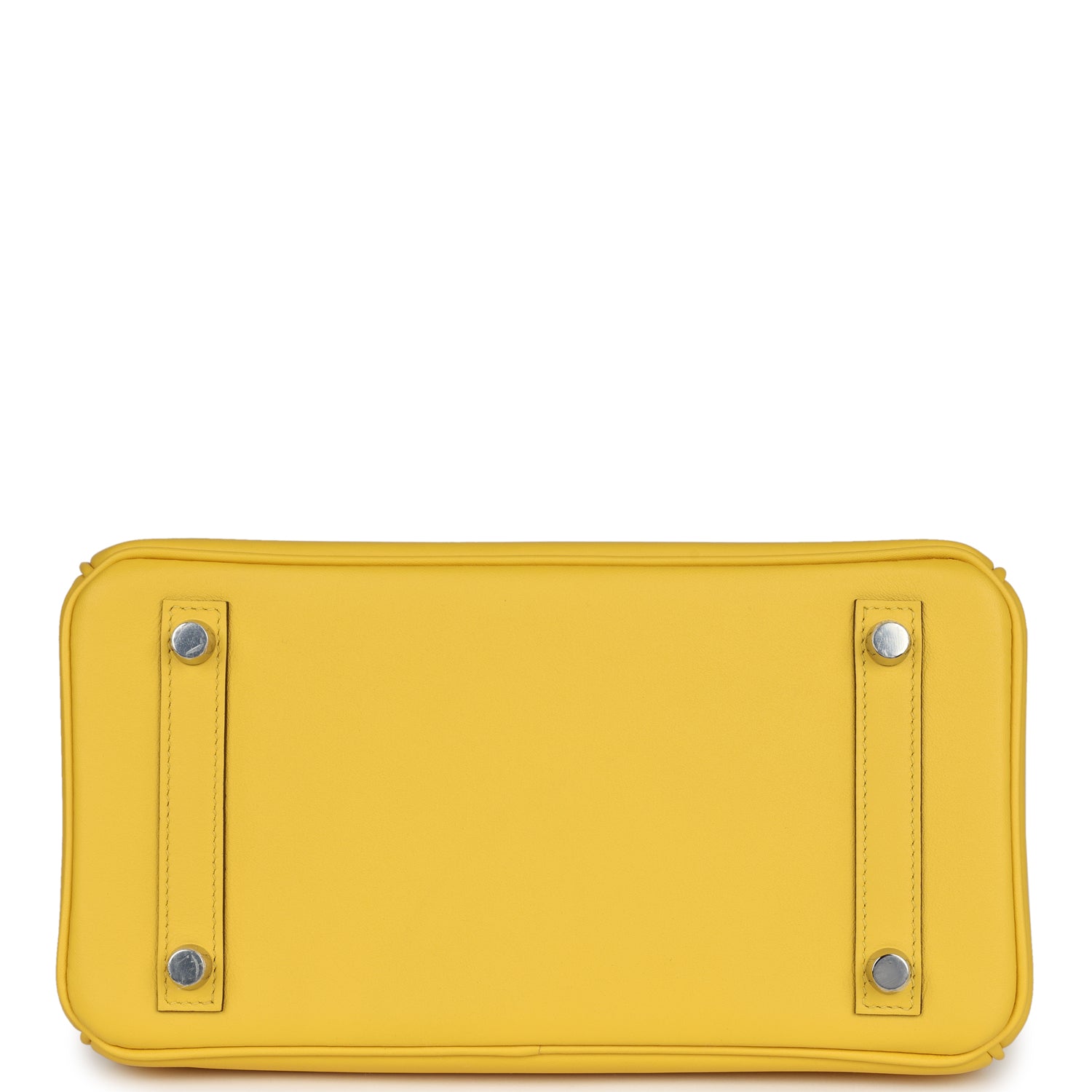 Birkin 25 Jaune de Naples Swift Palladium Hardware Bag