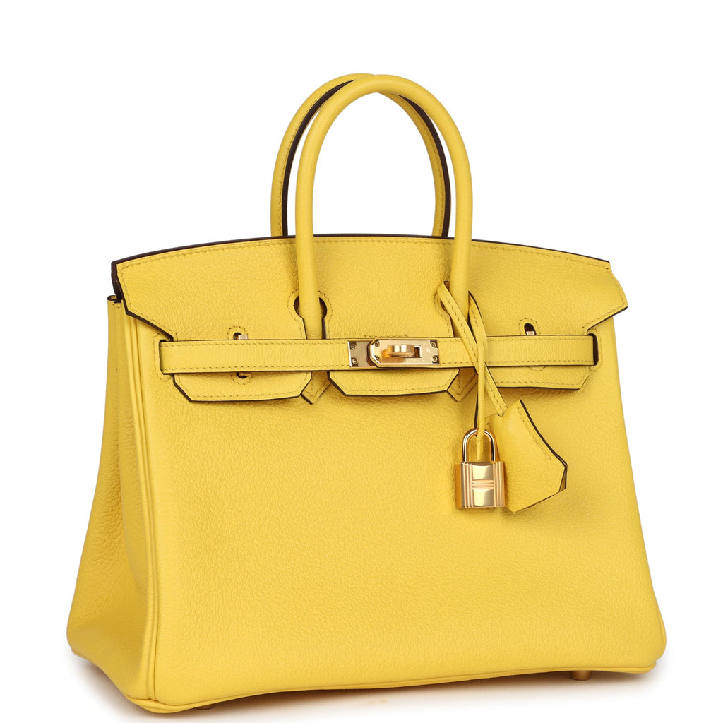 Birkin 25 Jaune de Naples Togo Gold Hardware Bag
