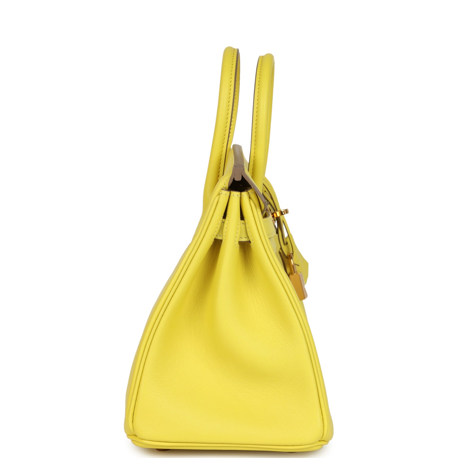 Birkin 25 Lime Swift Gold Hardware Bag