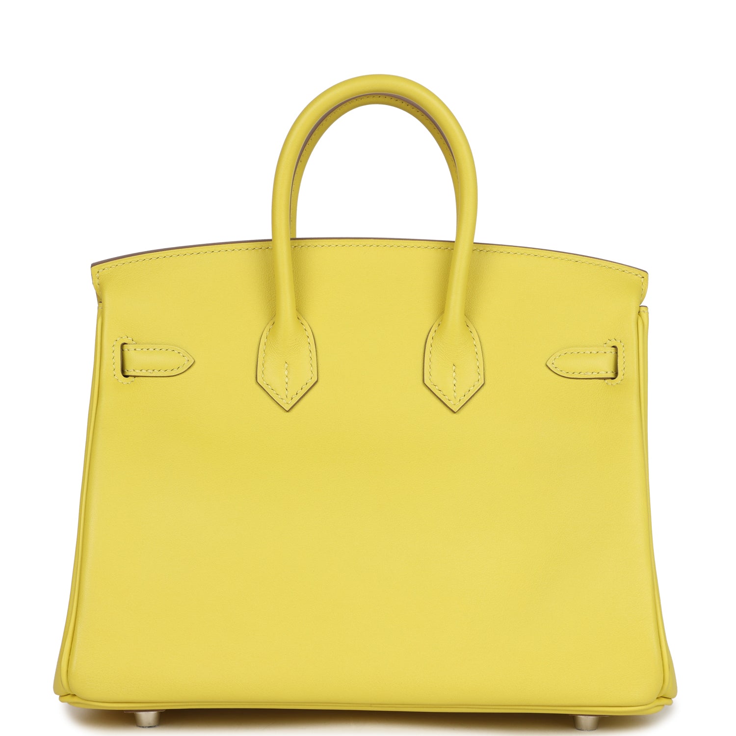Birkin 25 Lime Swift Palladium Hardware Bag