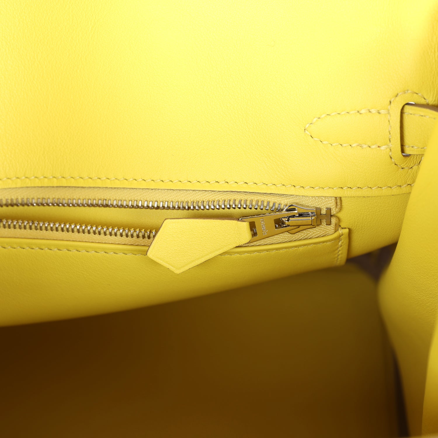 Birkin 25 Lime Swift Palladium Hardware Bag