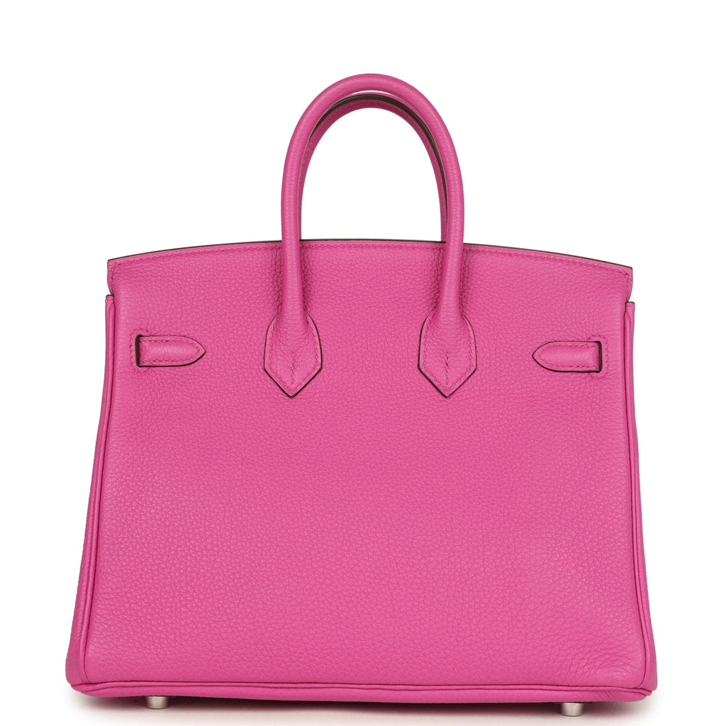 Birkin 25 Magnolia Togo Palladium Hardware Bag