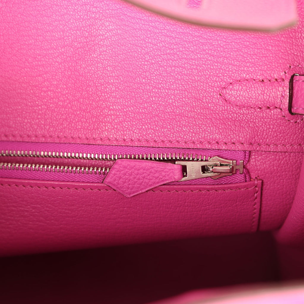 Birkin 25 Magnolia Togo Palladium Hardware Bag
