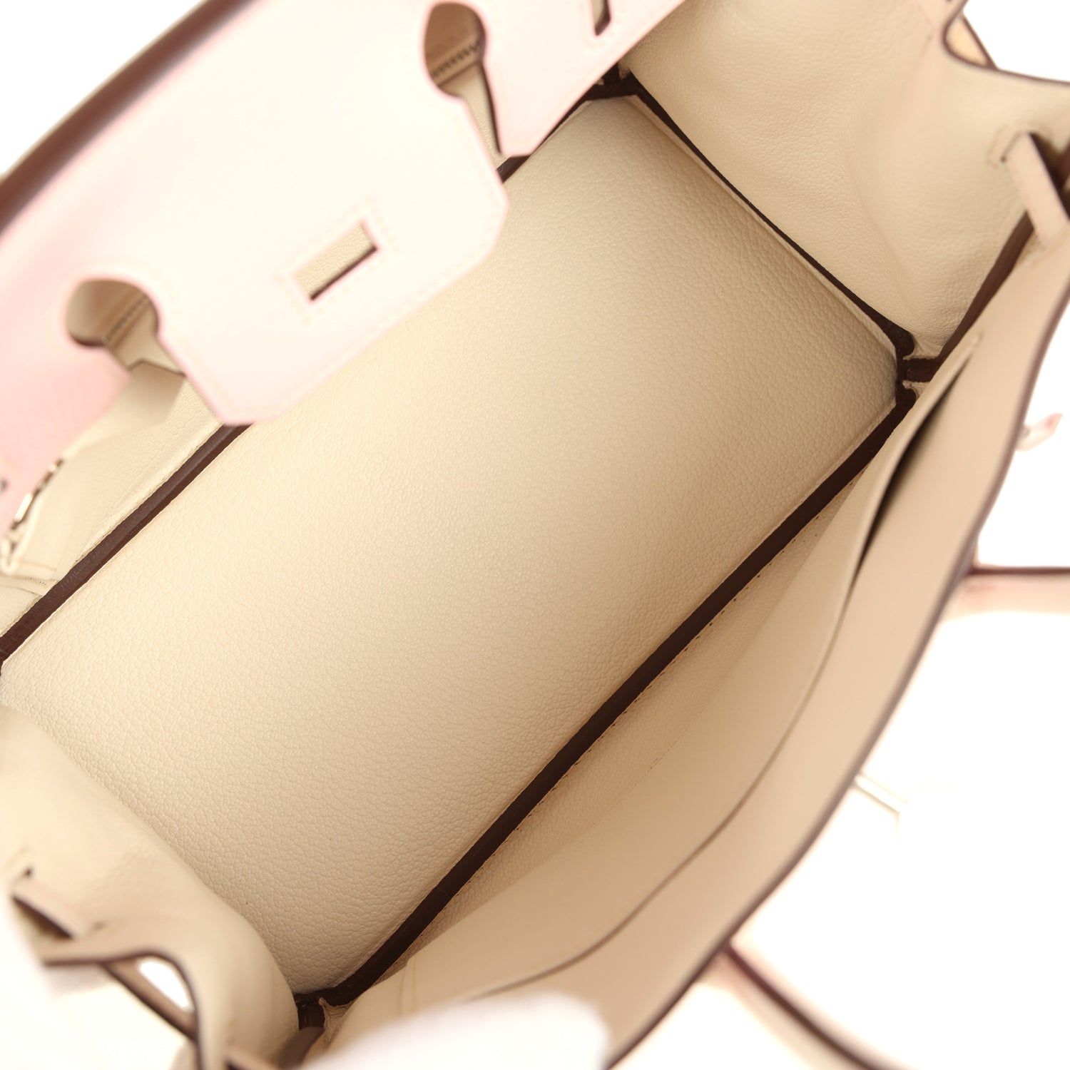 Birkin 25 Nata and Rose Sakura Chevre Mysore Palladium Hardware Bag