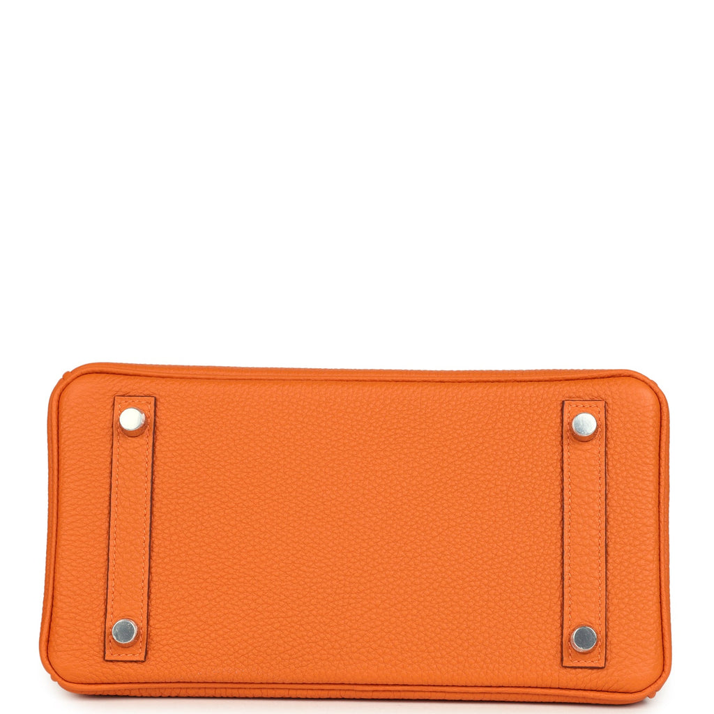 Birkin 25 Orange Togo Palladium Hardware Bag