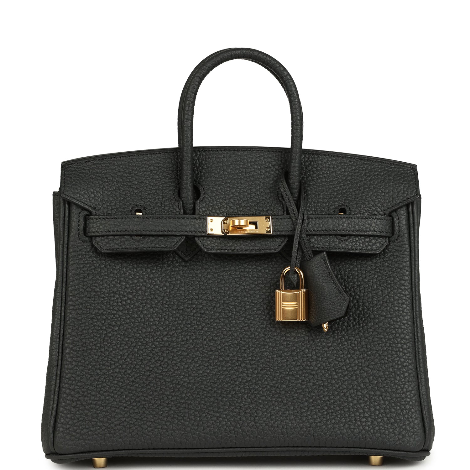 Birkin 25 Plomb Togo Gold Hardware Bag