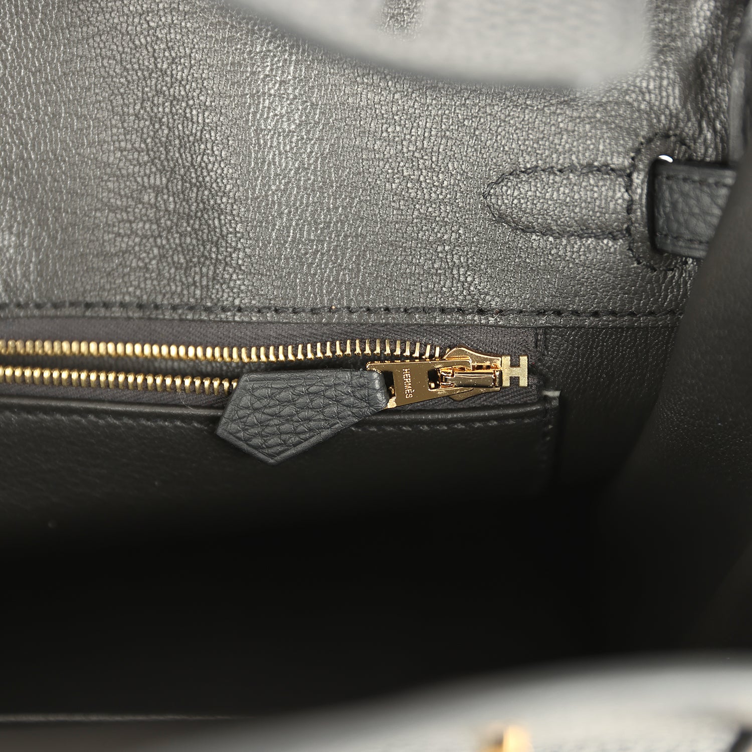 Birkin 25 Plomb Togo Gold Hardware Bag