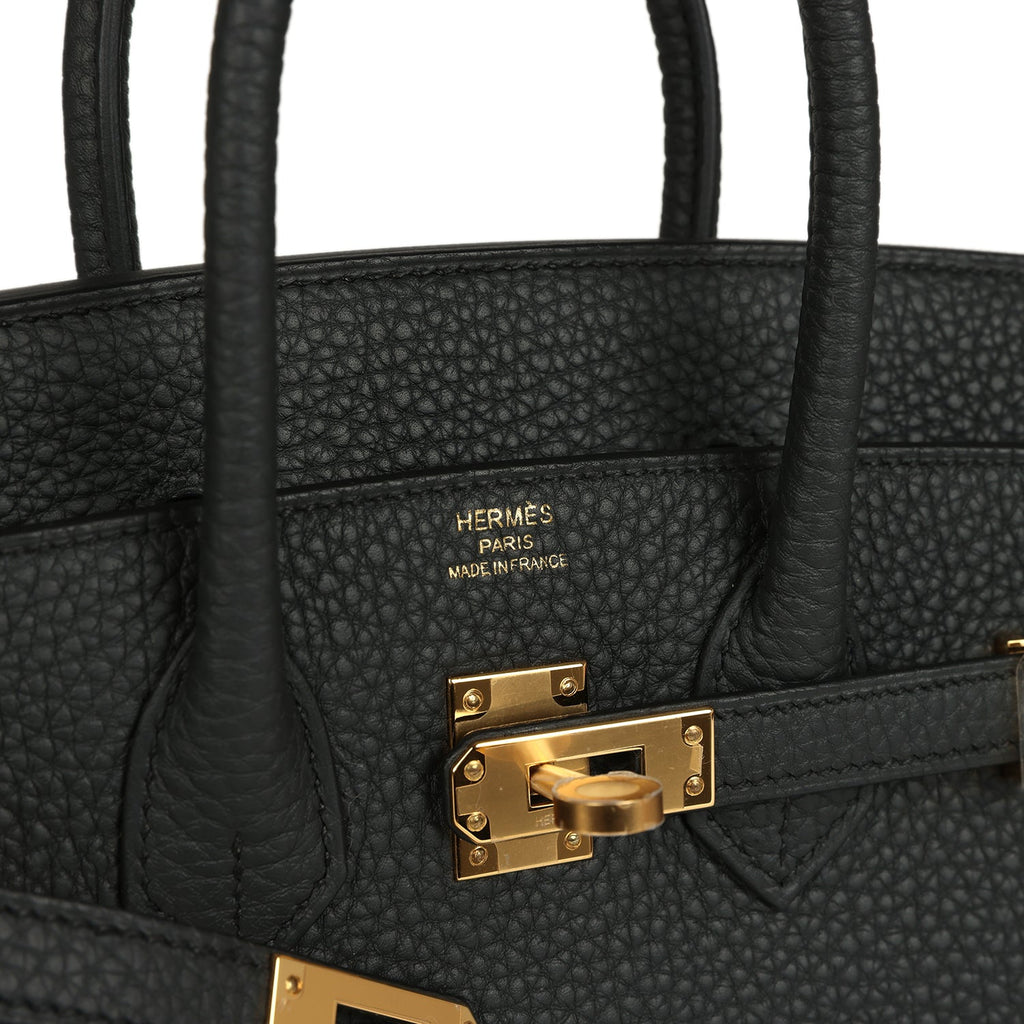 Birkin 25 Plomb Togo Gold Hardware Bag