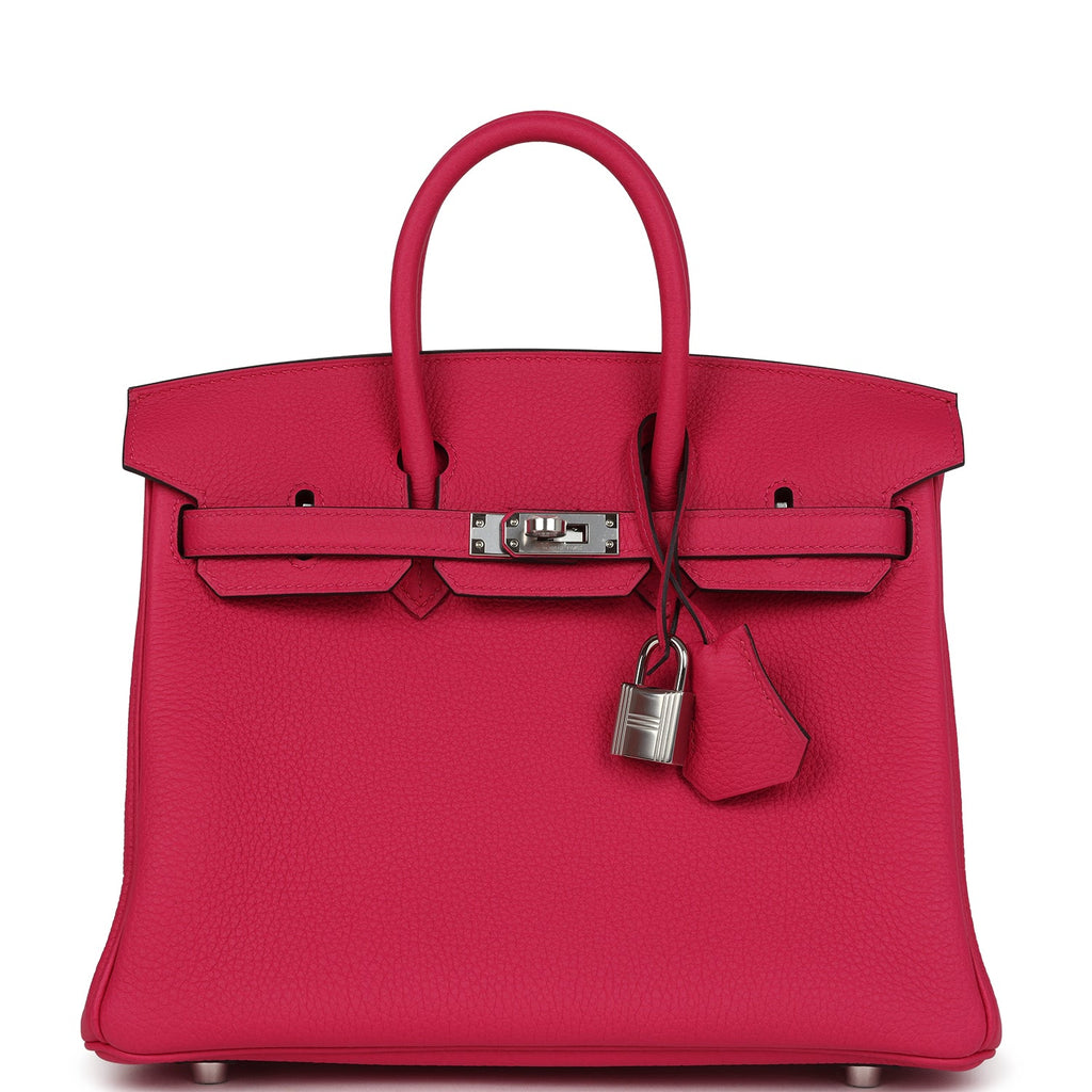 Birkin 25 Rose Mexico Togo Palladium Hardware Bag