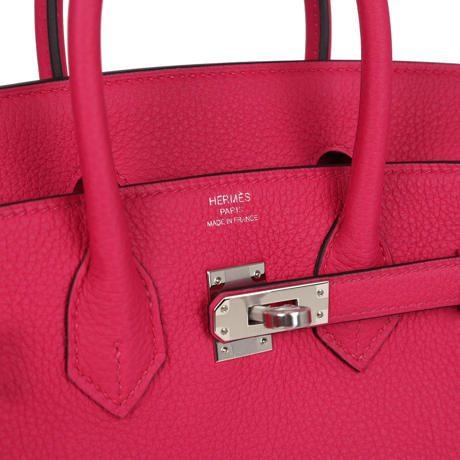 Birkin 25 Rose Mexico Togo Palladium Hardware Bag