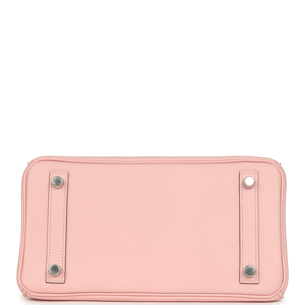 Birkin 25 Rose Sakura Jonathan Palladium Hardware Bag