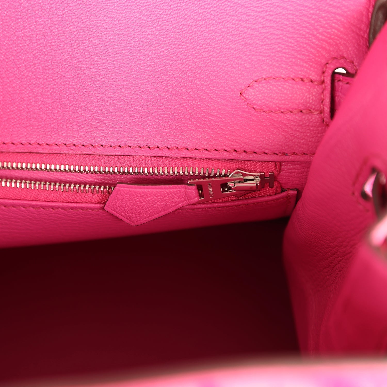 Birkin 25 Rose Shocking Matte Niloticus Crocodile Palladium Hardware Bag