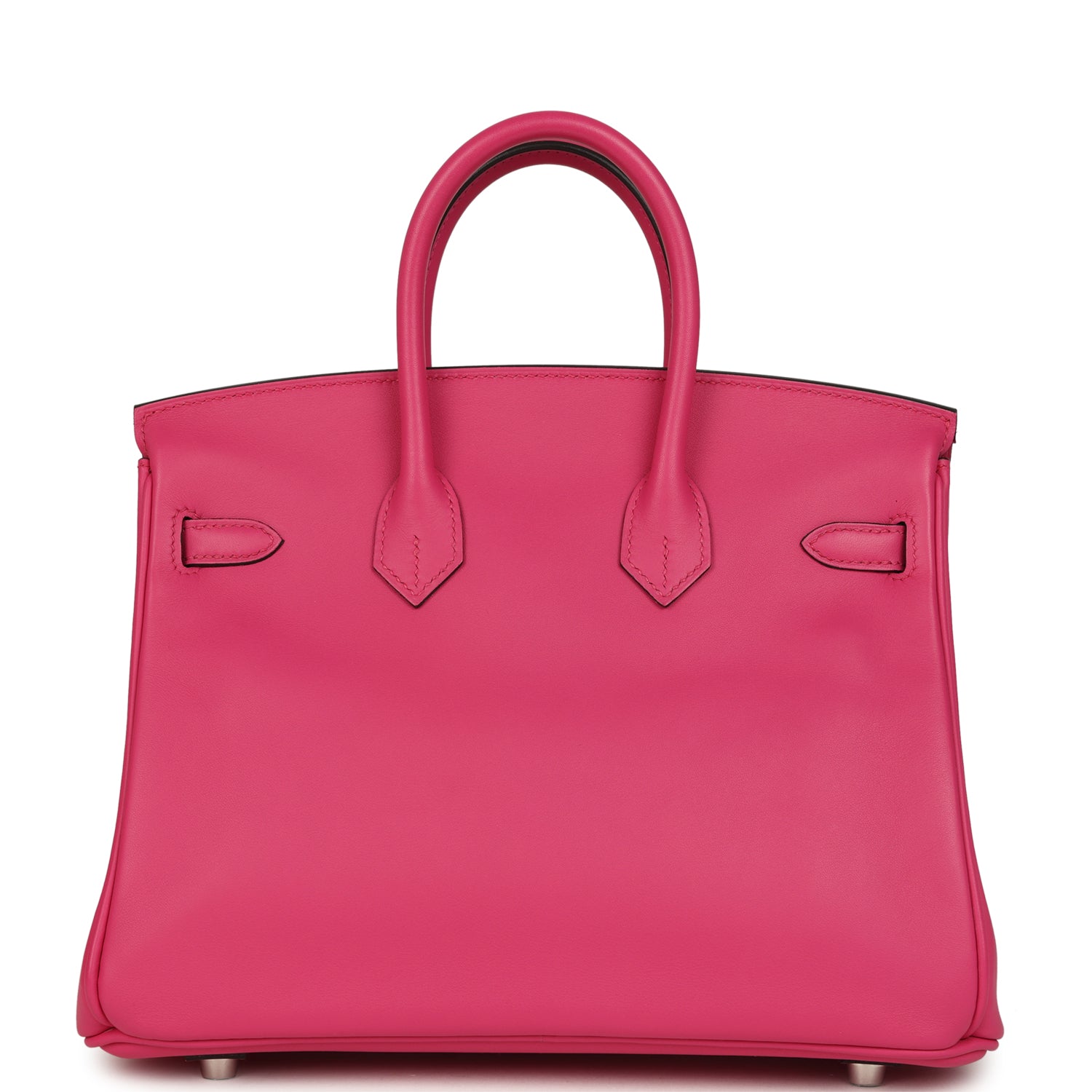 Birkin 25 Rose Shocking Swift Palladium Hardware Bag
