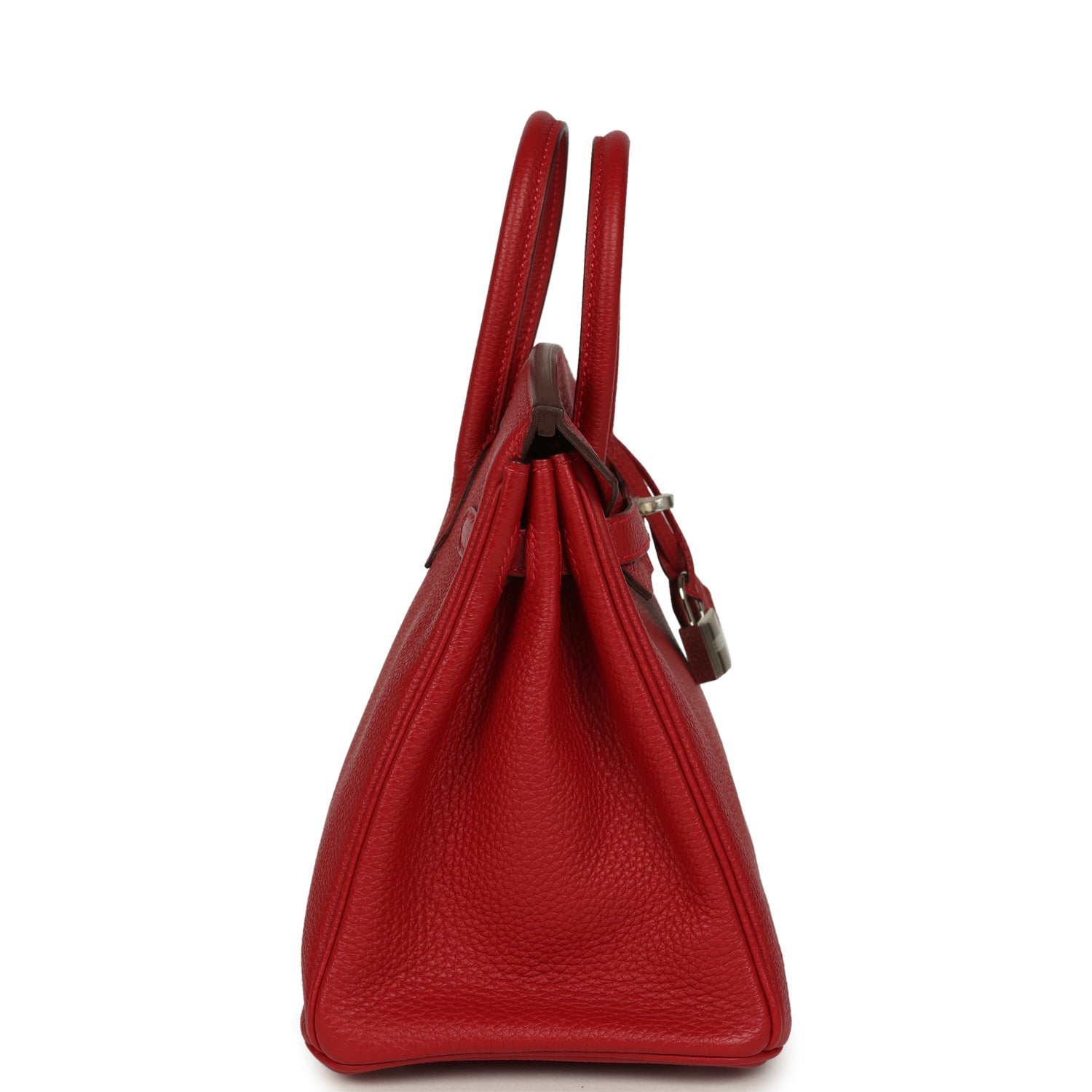 Birkin 25 Rouge Casaque Togo Palladium Hardware Bag