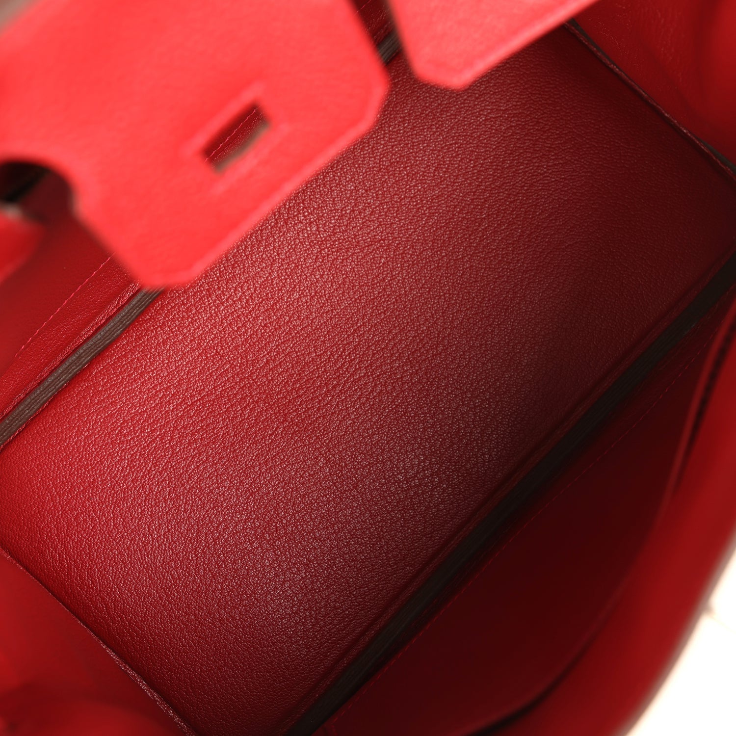 Birkin 25 Rouge Casaque Togo Palladium Hardware Bag