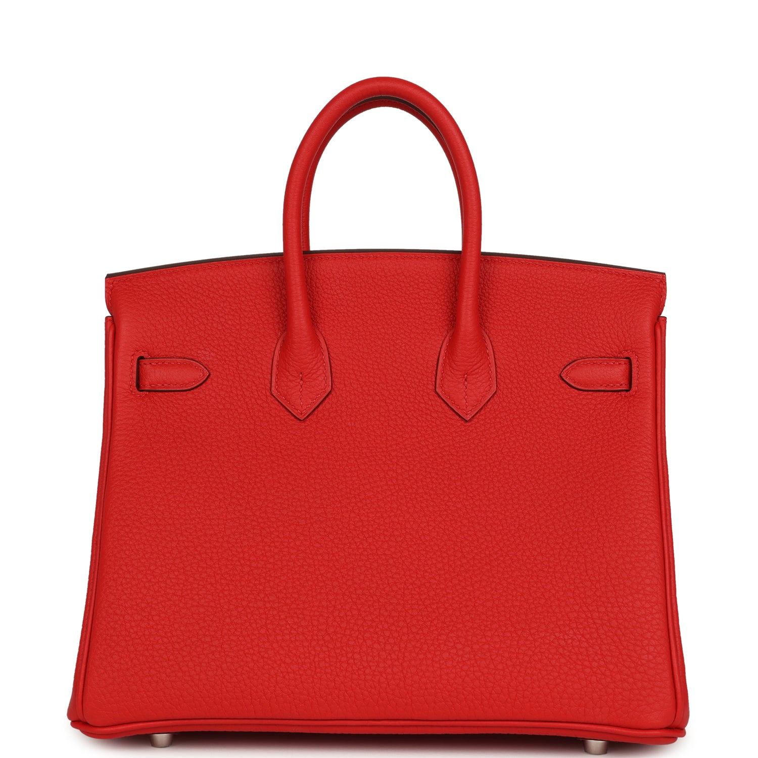 Birkin 25 Rouge Radieux Togo Palladium Hardware Bag