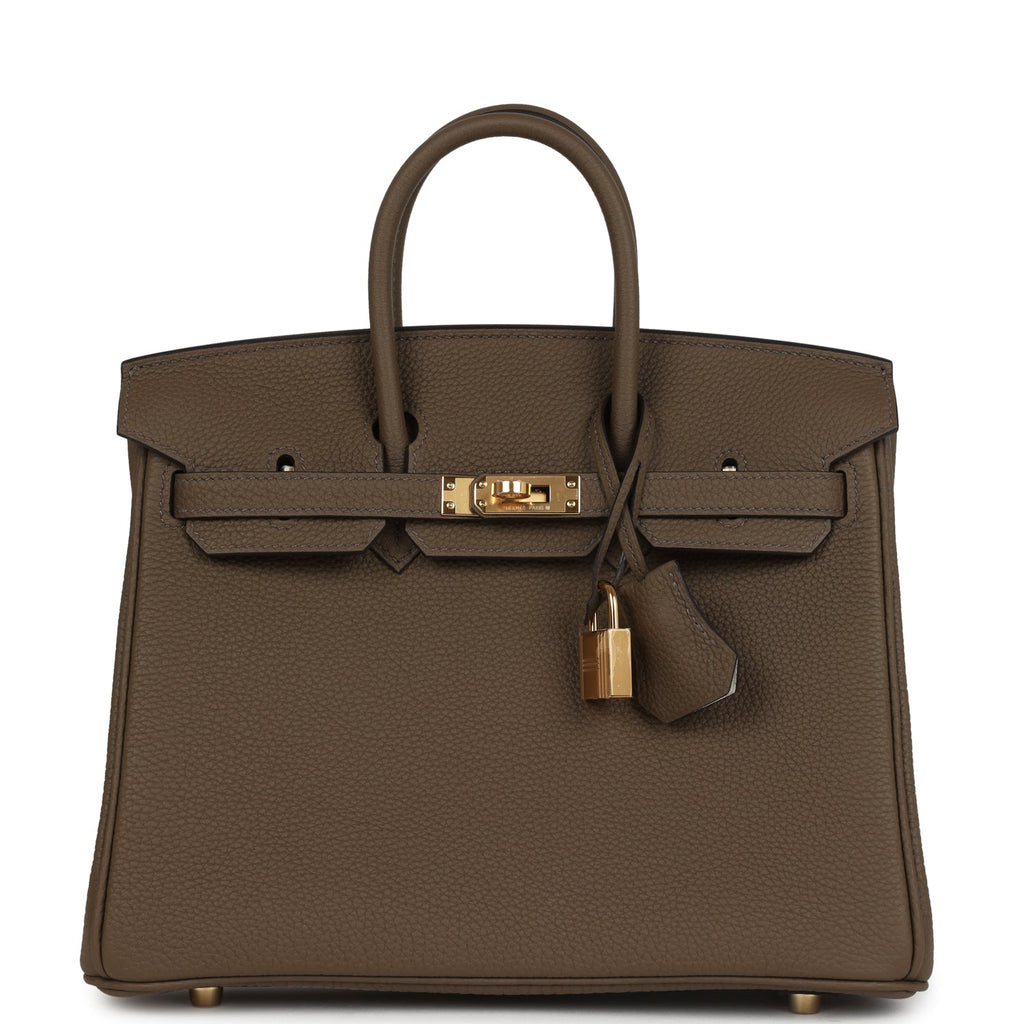 Birkin 25 Toundra Verso Togo Gold Hardware Bag