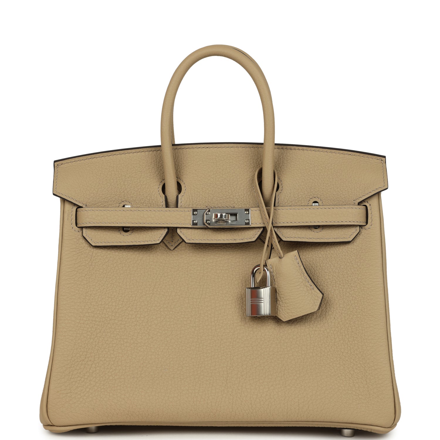 Birkin 25 Trench Togo Palladium Hardware Bag
