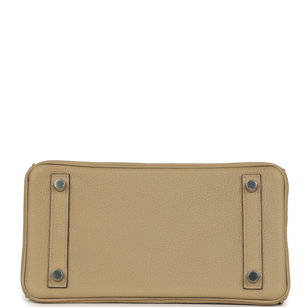 Birkin 25 Trench Togo Palladium Hardware Bag