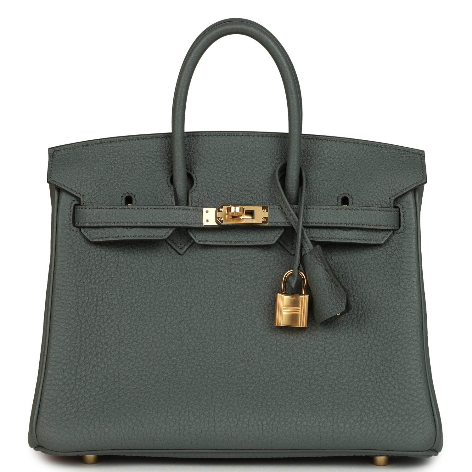 Birkin 25 Vert Amande Togo Gold Hardware Bag