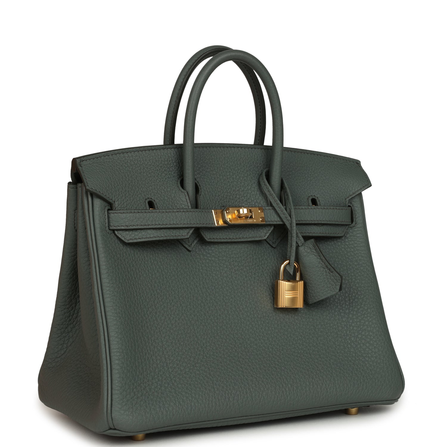 Birkin 25 Vert Amande Togo Gold Hardware Bag