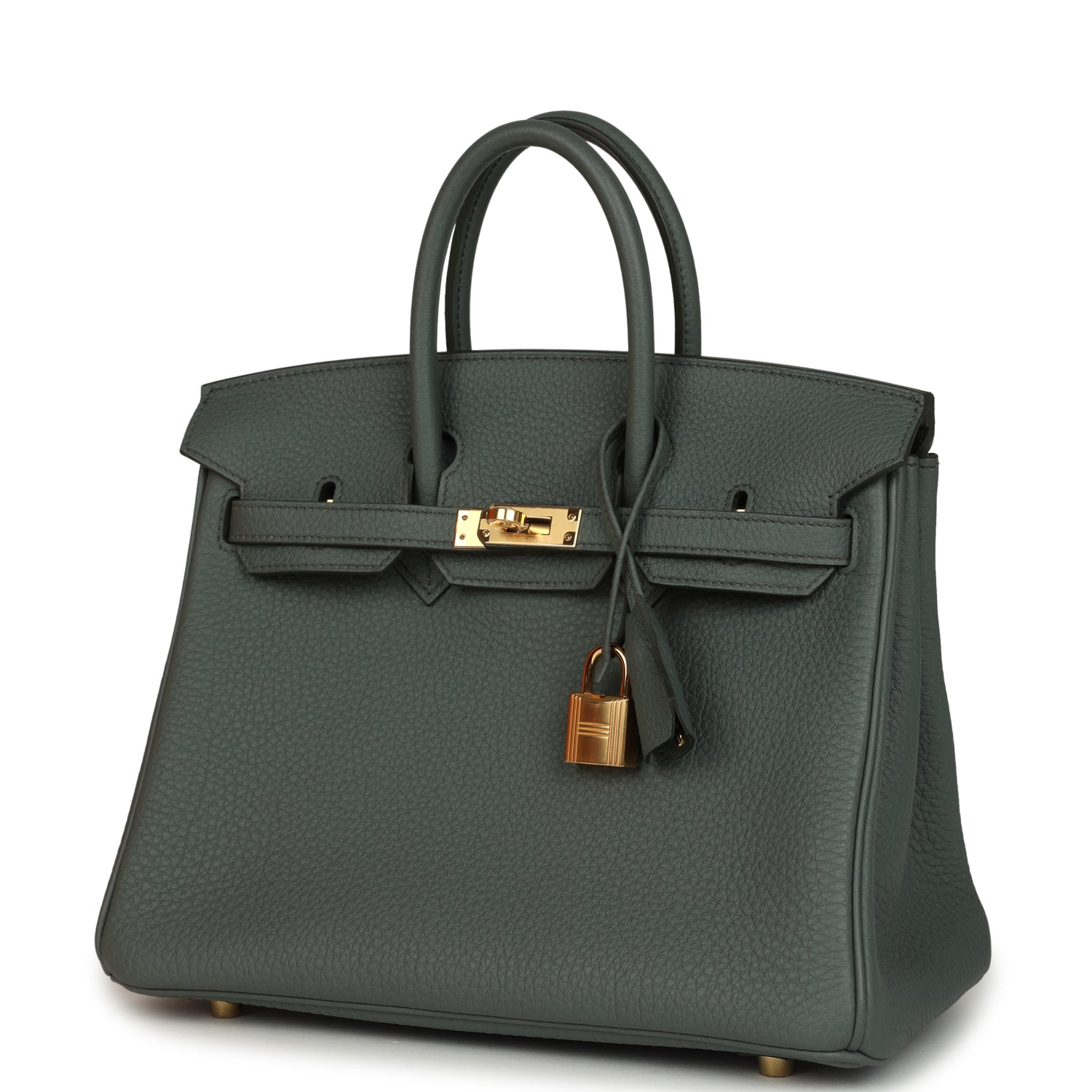 Birkin 25 Vert Amande Togo Gold Hardware Bag