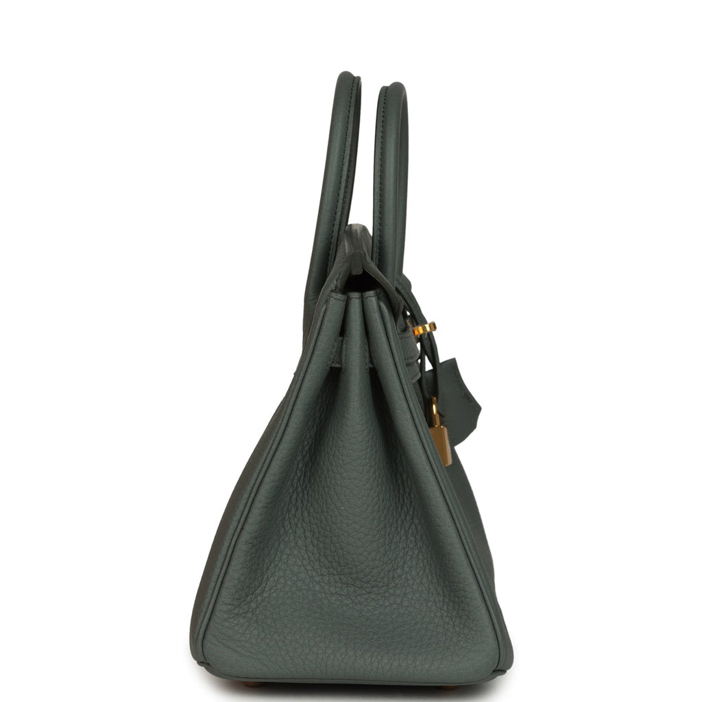 Birkin 25 Vert Amande Togo Gold Hardware Bag