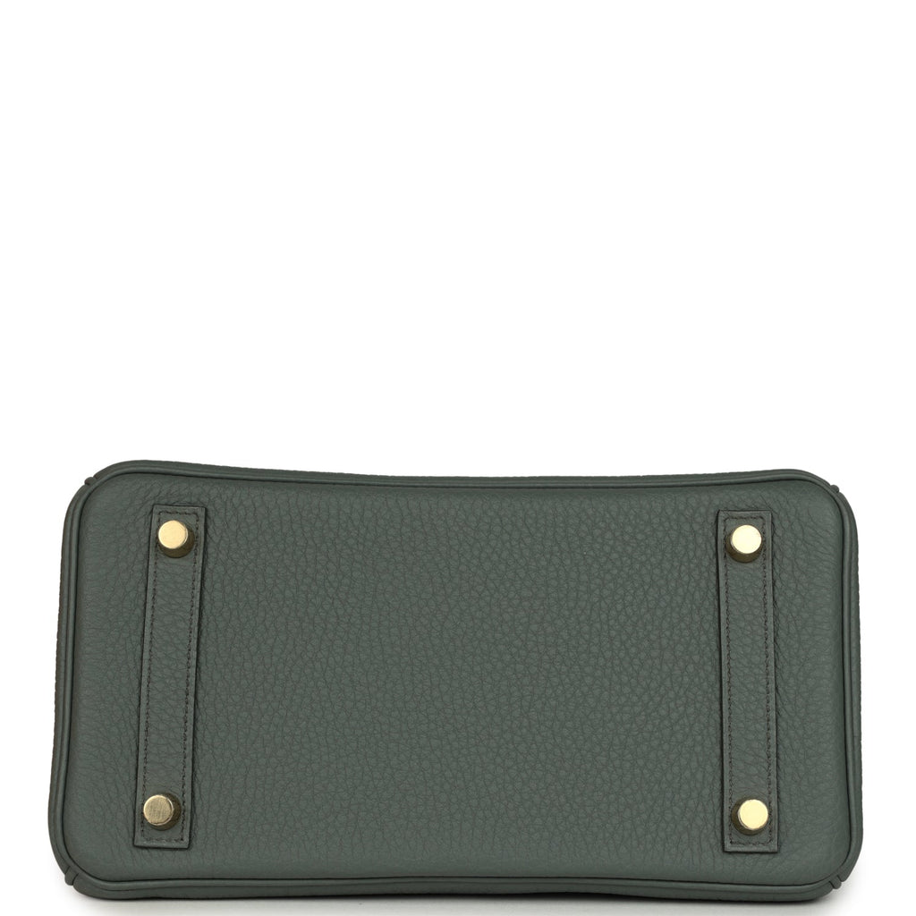 Birkin 25 Vert Amande Togo Gold Hardware Bag