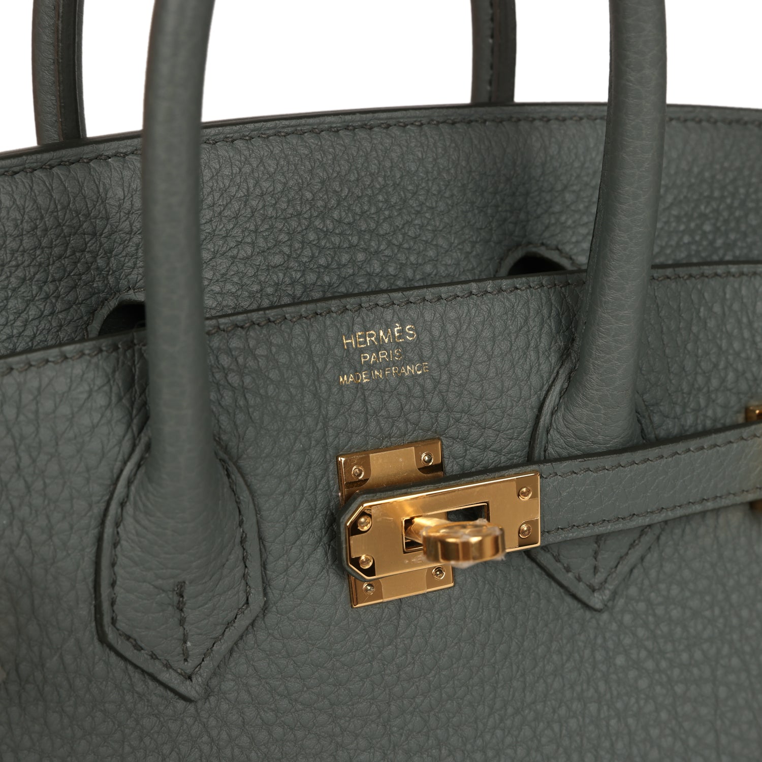 Birkin 25 Vert Amande Togo Gold Hardware Bag