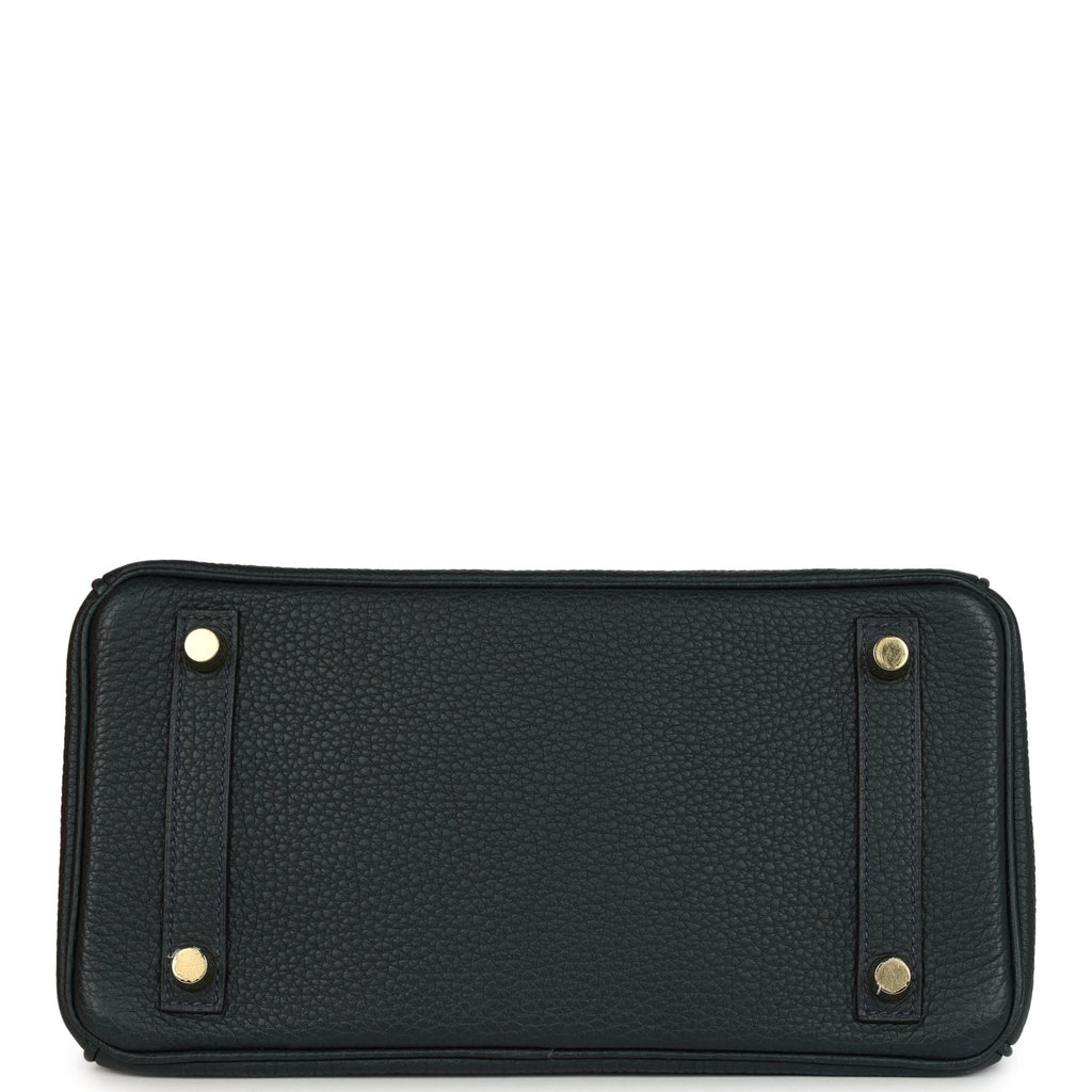 Birkin 25 Vert Rousseau Togo Gold Hardware Bag