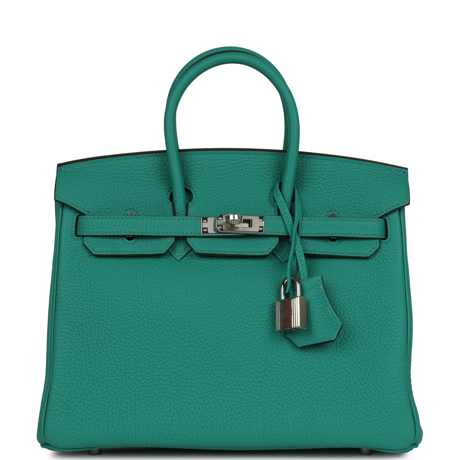 Birkin 25 Vert Verone Verso Togo Palladium Hardware Bag