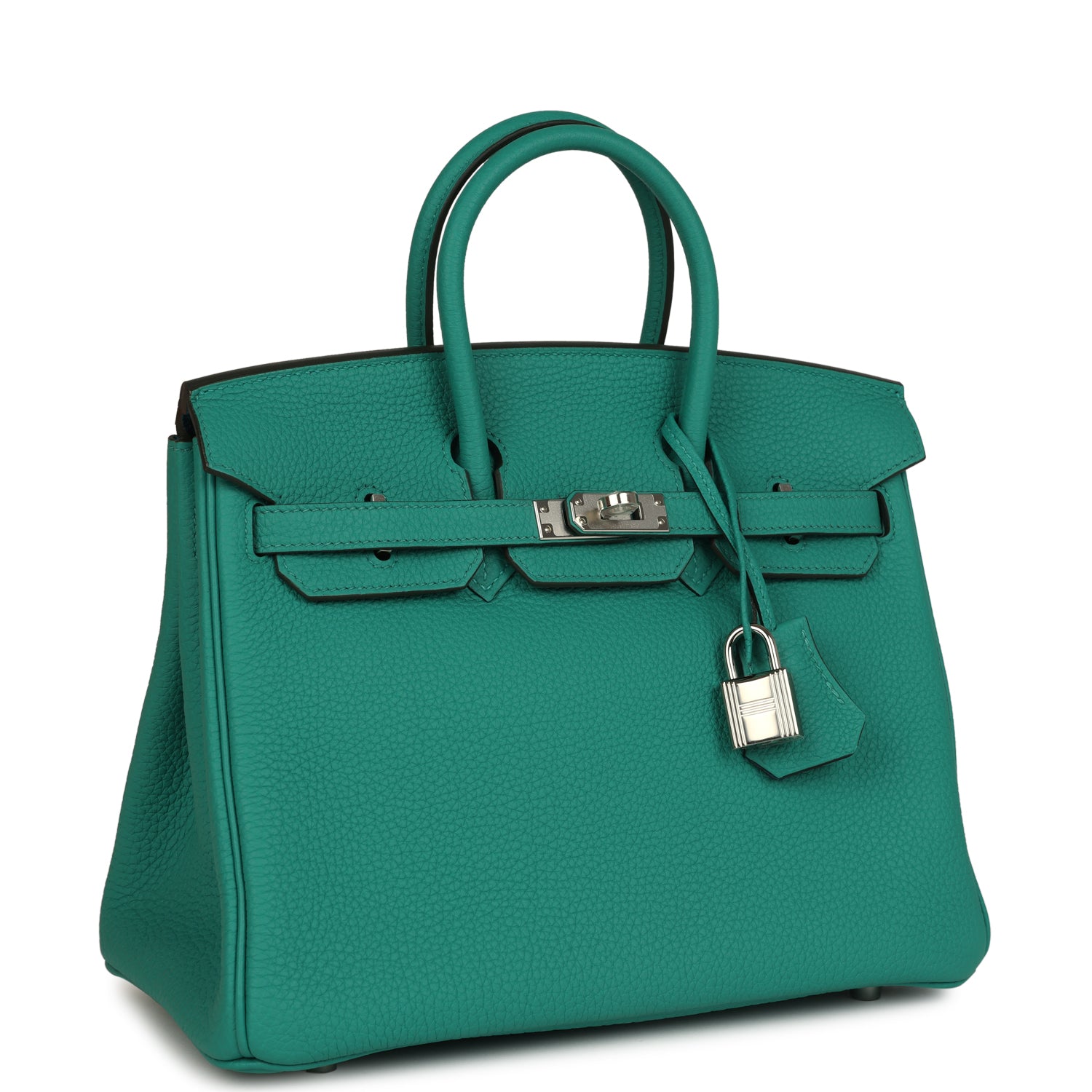 Birkin 25 Vert Verone Verso Togo Palladium Hardware Bag