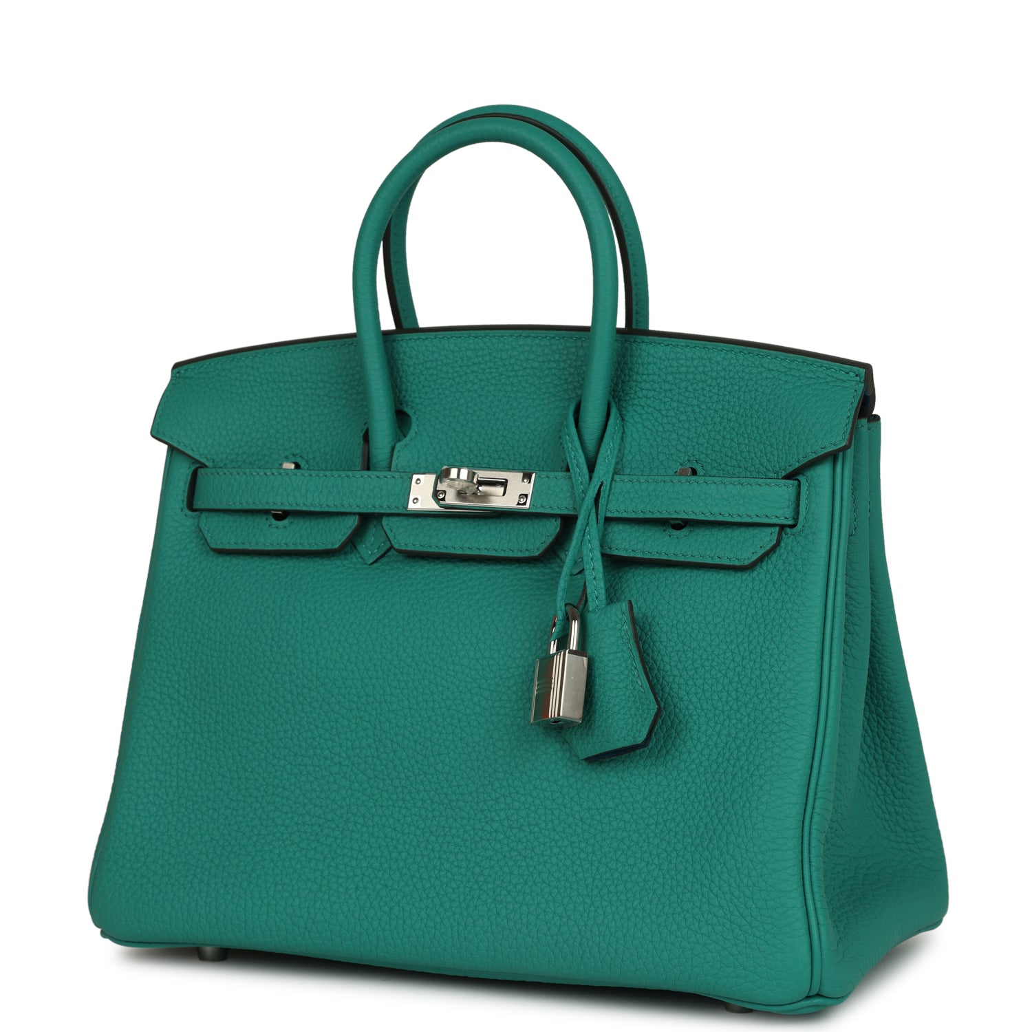 Birkin 25 Vert Verone Verso Togo Palladium Hardware Bag