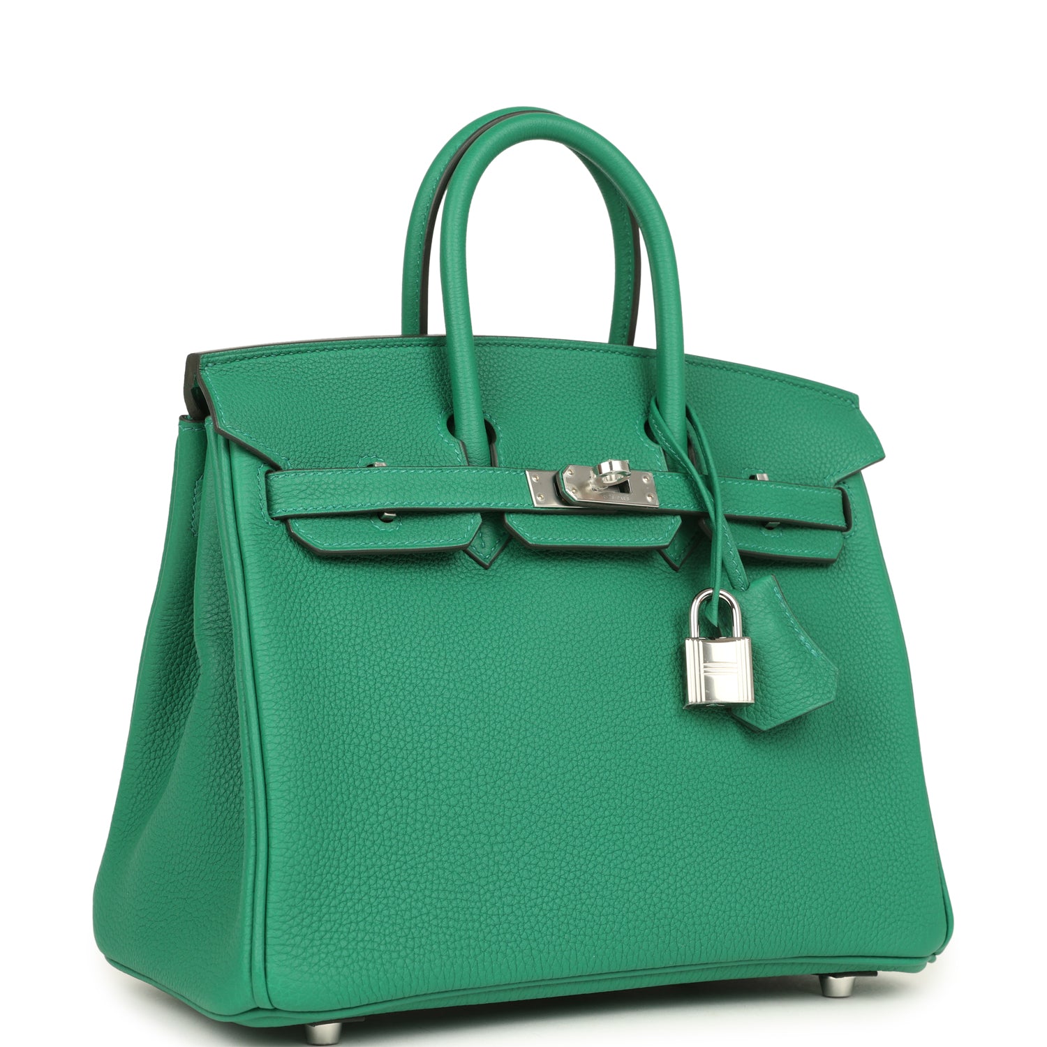 Birkin 25 Vert Vertigo Togo Palladium Hardware Bag